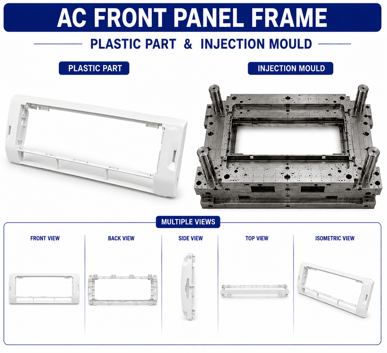 AC Plastic Front Panel Frame